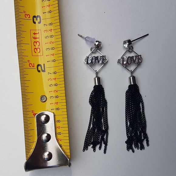 🖤⛓ Love Chains Earrings - Picture 5 of 5